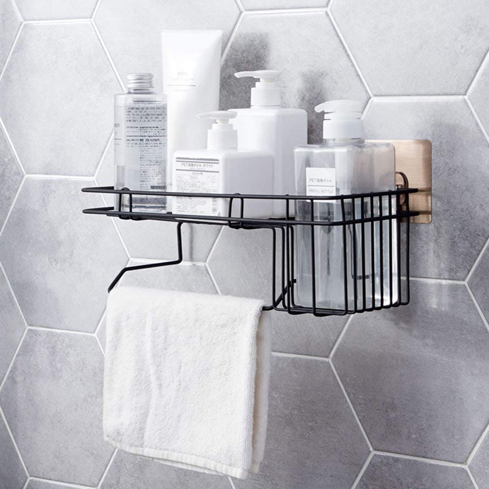 Corner Storage Caddy Basket, Kitchen Bathroom Magic Hanging Rack, Self Adhesive Wardrobe Hanging Organizer, Metal Wall Mounted Storage Shelf With Towel Hanging Rack, Home Kitchen Bathroom Wall Hanging Shelves Corner Storage Caddy Basket, Kitchen Bathroom Magic Hanging Rack, Self Adhesive Wardrobe Hanging Organizer, Metal Wall Mounted Storage Shelf With Towel Hanging Rack, Home Kitchen Bathroom Wall Hanging Shelves